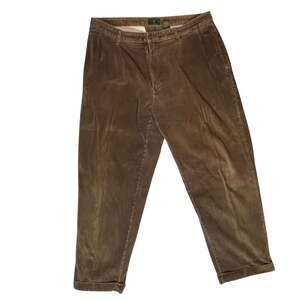 Club Room Brown Corduroy Pants Mens 38x30 Vintage Style